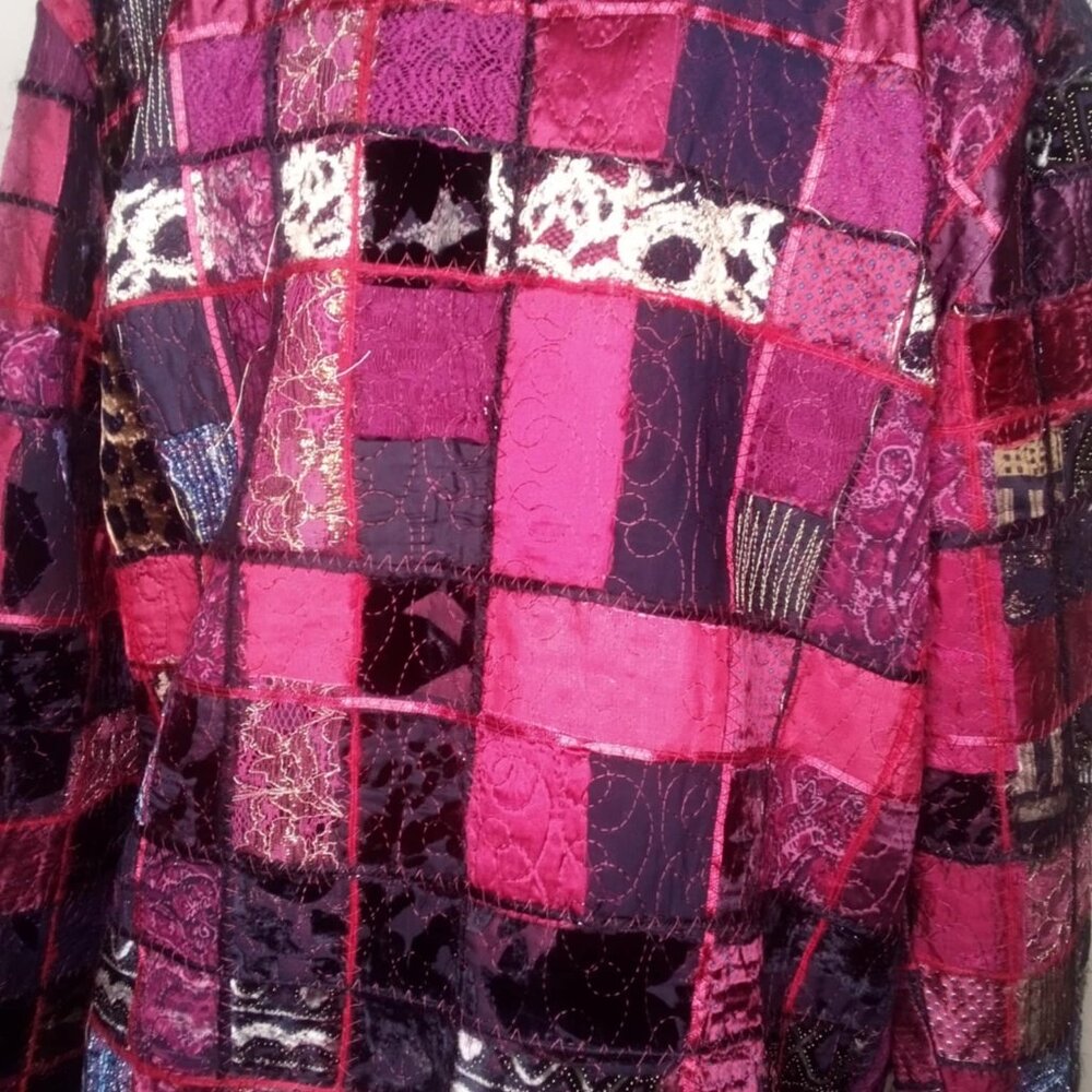 Vintage Patchwork Blazer - image 7